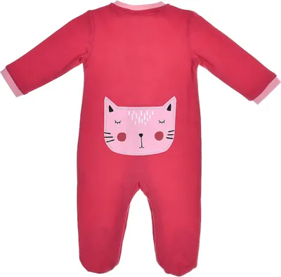 Produktbild von Mädchen-Strampler Cat - Fuchsia - 62