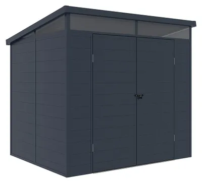 Produktbild von Westmann Kunststoff Gerätehaus Topia L mit Pultdach Anthrazit 2x2,5 m