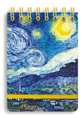 Produktbild von Vincent van Gogh: Die Sternennacht (Taschennotizbuch mit Spiralbindung)