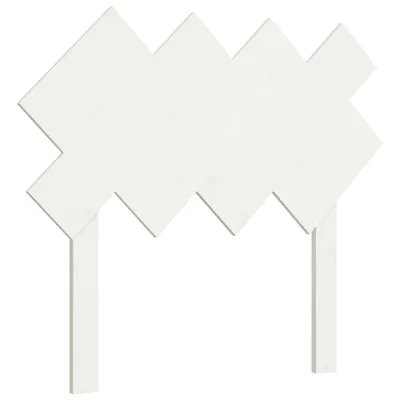 Immagine prodotto di vidaXL Testiera bianca 92x3x81 cm in legno di pino massiccio