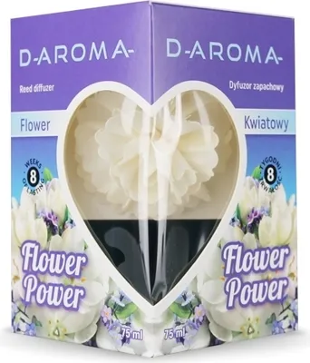 Produktbild von Duftdiffusor mit Blume D-aroma Flower Power 75ml Flower Lufterfrischer