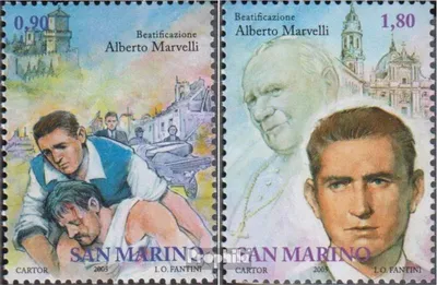Produktbild von Briefmarken San Marino 2005 Mi 2190-2191 (kompl.Ausg.) postfrisch Seligsprechung