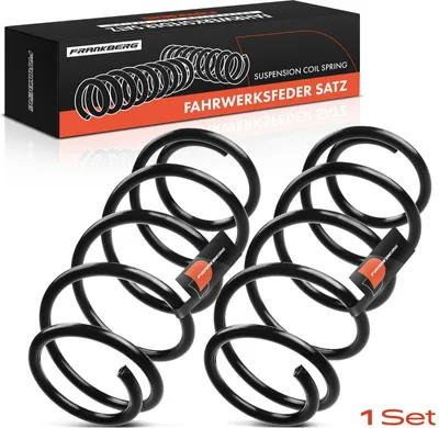 Image de Frankberg 2x Ressort de Suspension Essieu Avant pour Opel Kadett E 39 49 T85 35 36 45 46 T85 1984-1991
