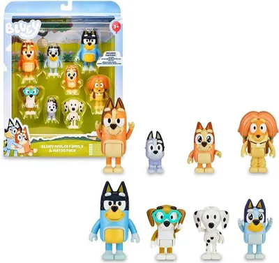 Obrázok produktu pre Balenie Bluey 8 figúrok
