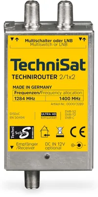 Produktbild von TechniSat TECHNIROUTER MINI 2/1x2 | Einkabellösung / Unicable für Twin-Empfang