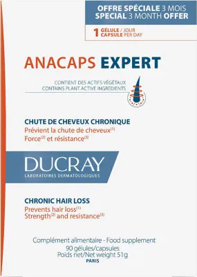 Produktbild von Anacaps Expert Hair Loss Supplement 3x30 Units