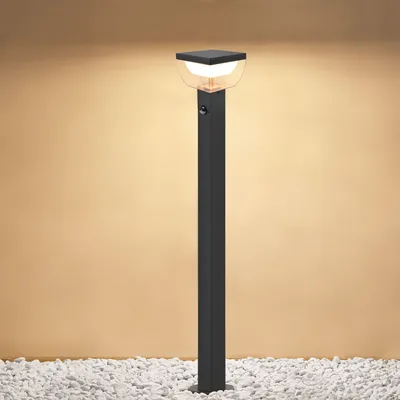 Produktbild von LED Außenstandleuchte mit Bewegungsmelder 310A1-800 BALVIA Anthrazit, IP44, 9W – Effiziente Sicherheitsbeleuchtung