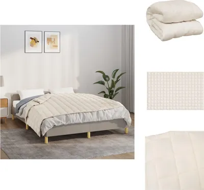 A bedroom scene with a bed and a separate image of a folded blanket.