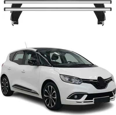 Image de Menabo Barres de toit Transversales pour Renault Scenic IV 2017-2025 Alu Gris
