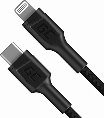 Produktbild von GC PowerStream | 1m MFi Typ USB C - Lightning Kabel Ladekabel Schnellladekabel für Apple iPhone 12 11 SE Pro/Max | iPhone X XR XS Max | iPhone 8 7 Plus | iPhone 6 6S | iPad Air/Pro/Mini | Macbook Pro