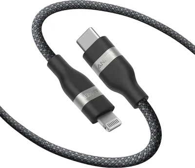 Produktbild von Anker USB-C auf Lightning Kabel (1,8m, Upcycled-Flechtgewebe)