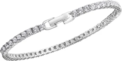 Zdjęcie produktu dla Bransoletka V ze srebra próby 925, 18+2 cm, z białymi cyrkoniami, nr 358260222R