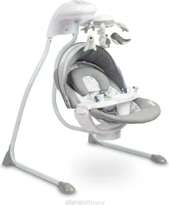 A baby swing set on a white background.