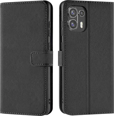 Produktbild von Conie Klapp Tasche für Motorola Edge 20 Lite Kartenfach Rundumschutz Hülle in Schwarz