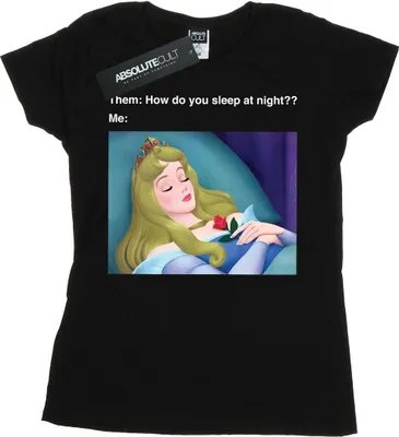 Produktbild von Disney - "Sleeping Beauty" T-Shirt für Damen BI15009 (M) (Schwarz)