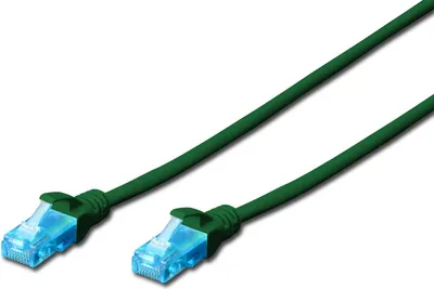Produktbild von Digitus 0.25m Cat5e U/UTP, 0,25 m, Cat5e, U/UTP (UTP), RJ-45, RJ-45, Grün