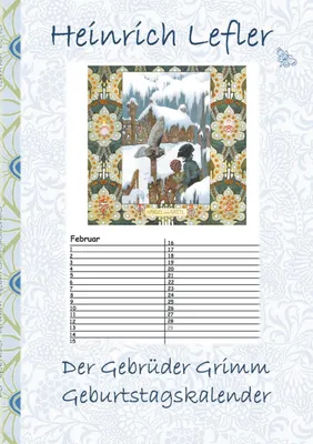 Produktbild von Der Gebrüder Grimm Geburtstagskalender