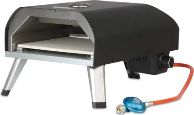 Produktbild von BBQ-Toro Gas Pizzaofen mit Thermometer, mobiler Pizza Ofen, 4 kW, mit Pizzastein