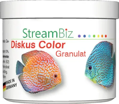 Produktbild von Aquariumfischfutter StreamBiz Diskus Color Granulat 230 g