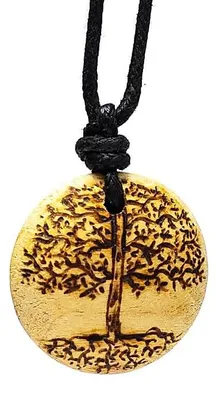 Produktbild von Palo Santo Halskette Lebensbaum – 2er-Set – ±3,5 cm