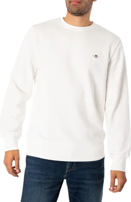 Produktbild von GANT Reguläres Shield-Sweatshirt, Weiß S