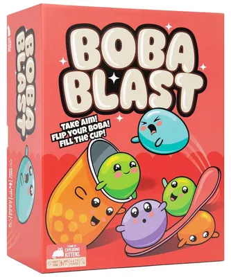 Imagen del producto de Exploding Kittens Boba Blast, de 2 a 6 jugadores, a partir de 7 años. Juego de ritmo rápido