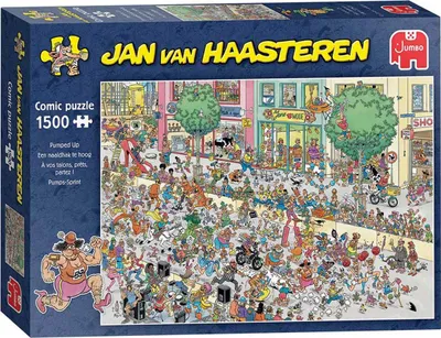 Image de Puzzle Jan van Haasteren - Une aiguille trop haute - 1500 pièces.
