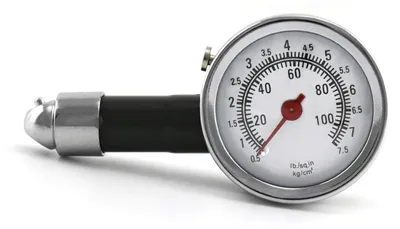 Zdjęcie produktu dla Miernik ciśnienia w oponach - Cyfrowy - 0 do 100 psi - Przenośny