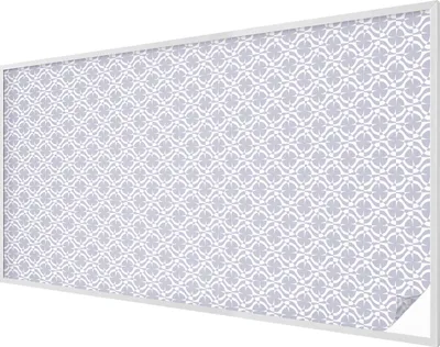 Obrázek produktu pro Vitrážová fólie na okno - 116x200 cm - vitrážový vzor - neprůhledná dekorativní fólie na ochranu soukromí - samolepicí, UV ochrana - fialová symetrie