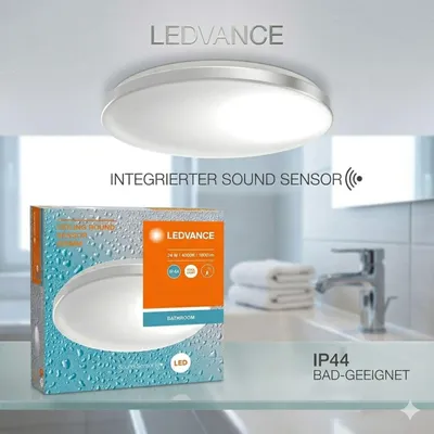 Produktbild von LEDVANCE CEILING ROUND Deckenleuchte rund Sensor 325 24W 840 IP44 4099854106095