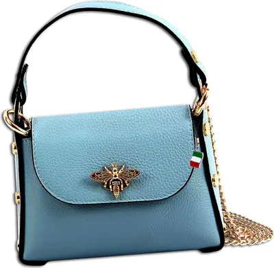 Produktbild von Tasche hellblau Florence Leder OTF817H