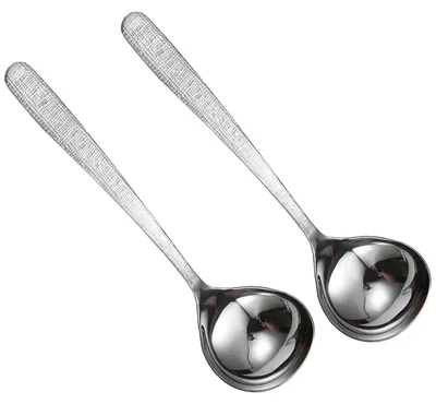 2 Soßenkellen Edelstahl 20 cm spülmaschinengeeignet silber