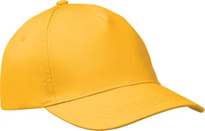 Image de MidOcean - Casquette de baseball "Buzz" 5 segments MO138 (Taille unique) (Jaune)