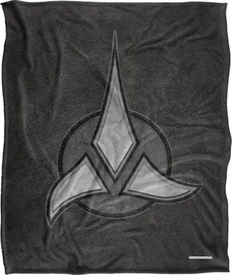 Produktbild von Star Trek - "Klingon Empire" Decke, Seidig, Supersoft TV23662 (Einheitsgröße) (Grau/Schwarz)