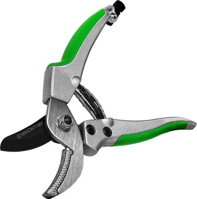 Image de Ciseaux de taille pour branches de 195 mm, lame en acier SK5, antiadhésive, poignées ergonomiques.