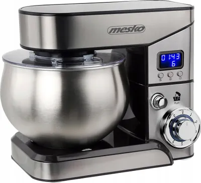 Produktbild von Planeten-Küchenmaschine 2000W Mit Lcd-Display 5L - Haken, Rührer, Quirl