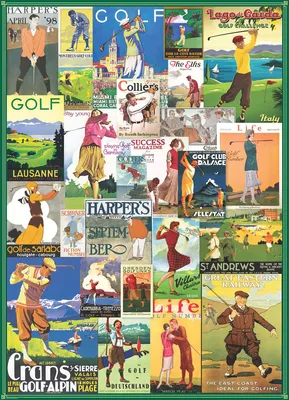 Produktbild von Eurographics Puzzle Golf Around the World - 1000 Teile Karton