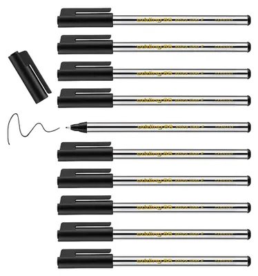 Image de 10x Edding 88-001 office liner F 0,6 mm noir(P)