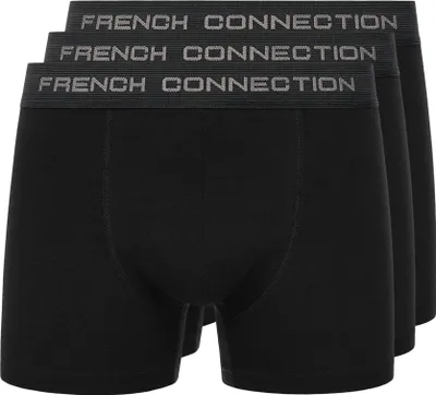 Obrázok produktu pre French Connection - Pánske boxerky "FCUK1"(3-pack) BG1872 (S) (Black)