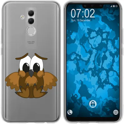 Produktbild von PhoneNatic Case kompatibel mit Huawei Mate 20 Lite Silikon-Hülle Cutiemals M9