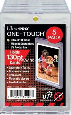 Immagine prodotto di Ultra Pro - 130PT UV One-Touch Magnetic Holder - 5 Pack