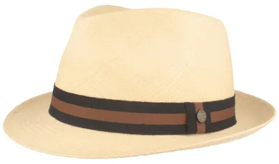 Trilby Panamahut moderne Garnitur UV-Schutz 50 von Hut-Breiter in beige