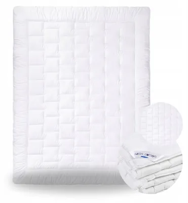 Obrázek produktu pro Piórex Satinová zimní přikrývka z bavlny, syntetická výplň, rozměr 160x200 cm