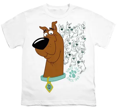 Produktbild von Scooby Doo - "Evolution Of" T-Shirt für Kinder TV36372 (140-146) (Weiß)