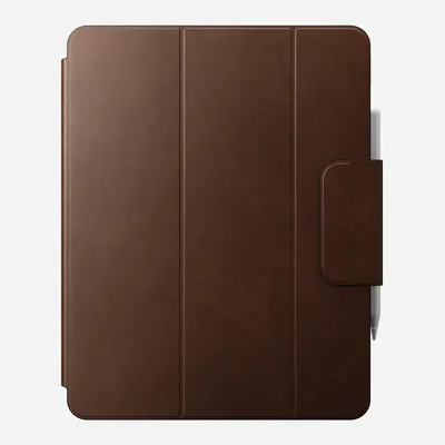 Obrázok produktu pre Nomad Leather Folio, hnedá Nomad koža - iPad Pro 13" M4, M5