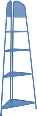 Produktbild von MWH Balcony Ecco tall Eckregal groß - Material: Metall, Farbe: Campanula, Maße: 48 cmx48 cmx180 cm; 879911