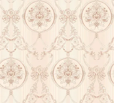 Produktbild von A.S. Création Barocktapete Hermitage Tapete mit Ornamenten Vliestapete rosa kupfer creme 10,05 m x 0,53 m