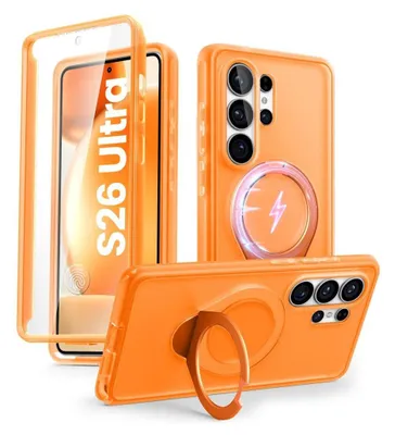 Produktbild von Handyhülle für Galaxy S26 Ultra, Supcase i-Blason Cosmo Mag RingStand SP mit MagSafe, Orange