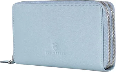 Produktbild von Leder Geldbörse mit RFID-Schutz - Portemonnaie für Damen & Herren aus echtem Leder - Wallet mit Münzfach - Geldbeutel für Frauen und Männer