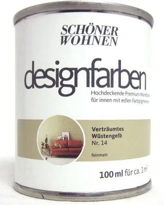 Produktbild von Designfarbe Verträumtes Wüstengelb Nr.14 100 ml